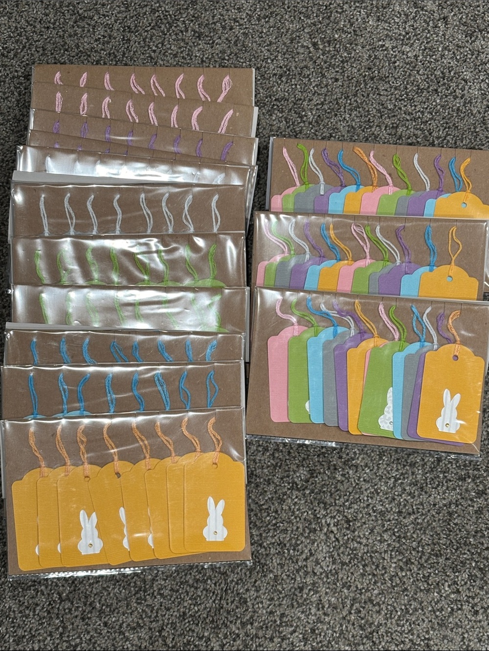 Easter/Bunny Gift Tags - Assorted Colors